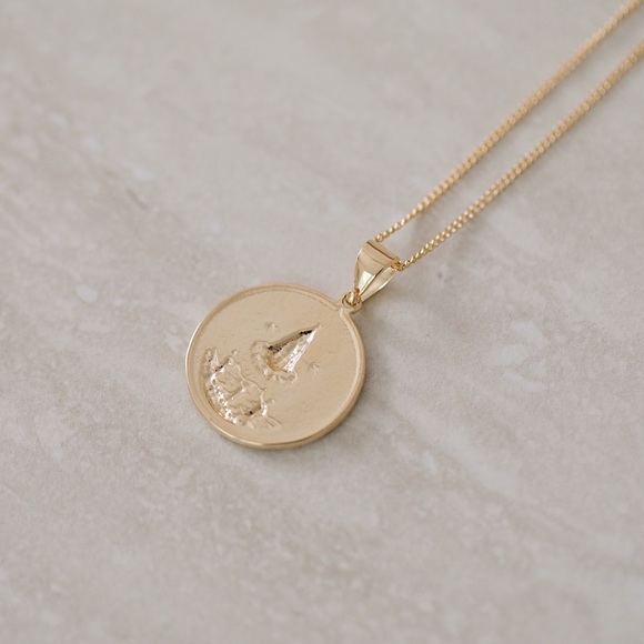 Our Lady of Charity Necklace | 18k Gold Filled - Picture 4 of 7
